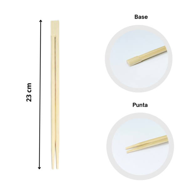 2000 Paia Bacchette Bamboo 23cm - immagine 3